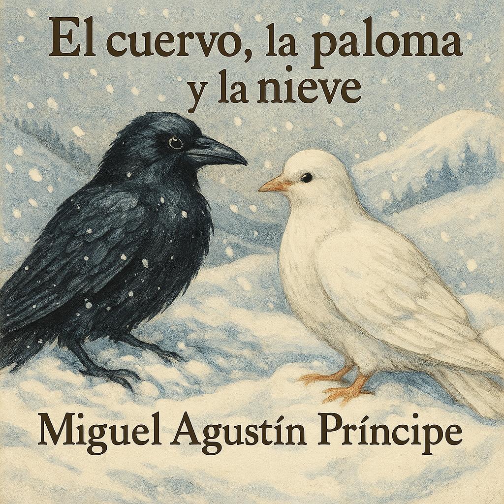 El cuervo, la paloma y la nieve