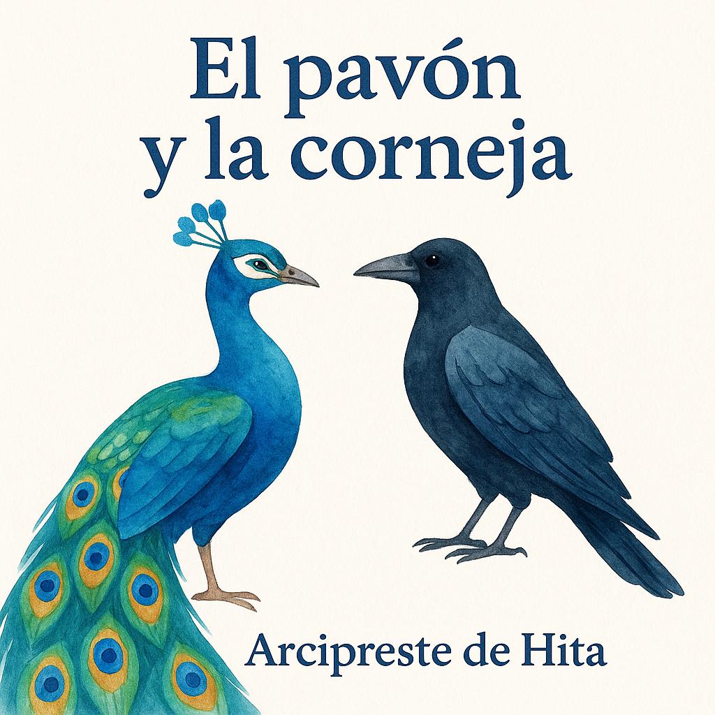 El pavón y la corneja
