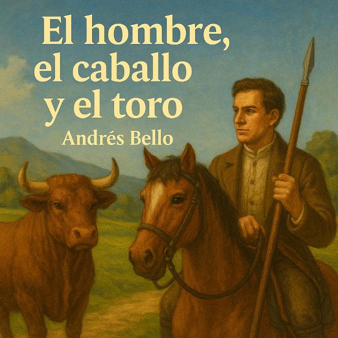 El hombre, el caballo y el toro